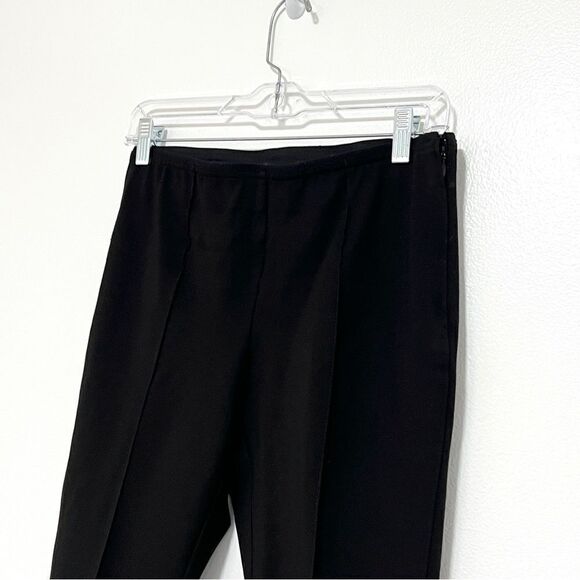 Rag & Bone Polly black side zip ankle pants size 4 Pin-tucked Center Seams - Picture 8 of 16